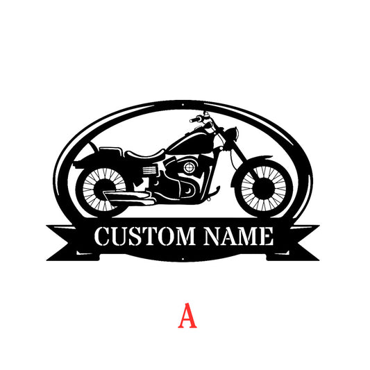 Custom Motorcycle Metal Sign