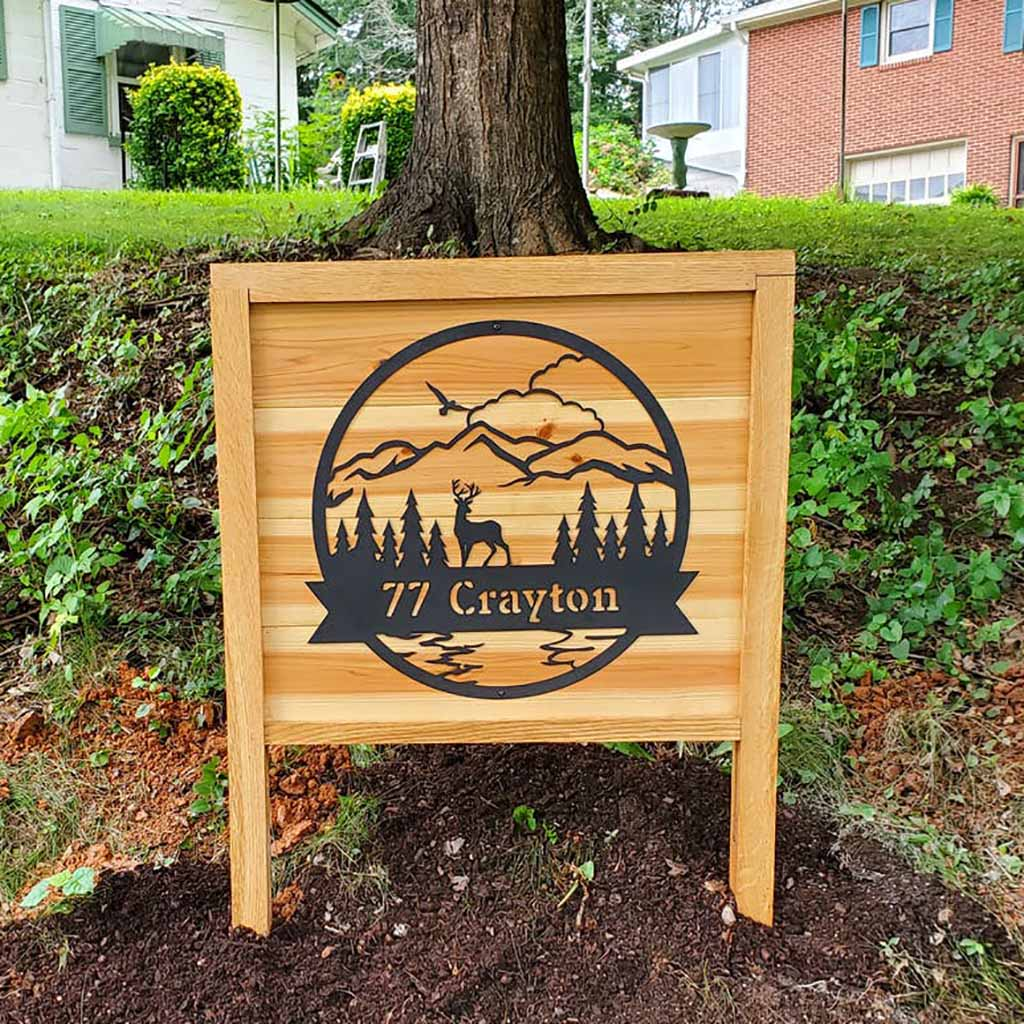 The Great Outdoors Metal Monogram