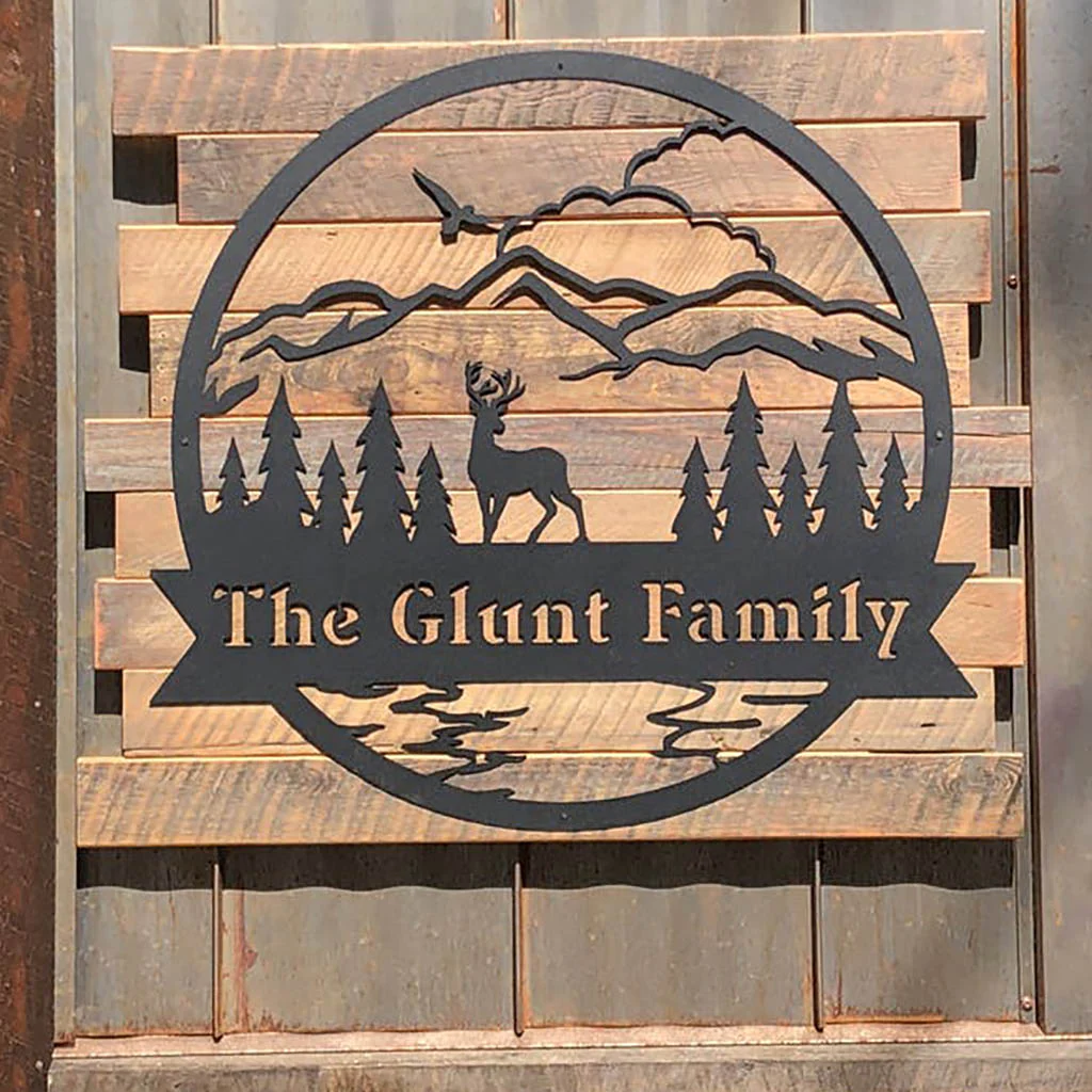The Great Outdoors Metal Monogram