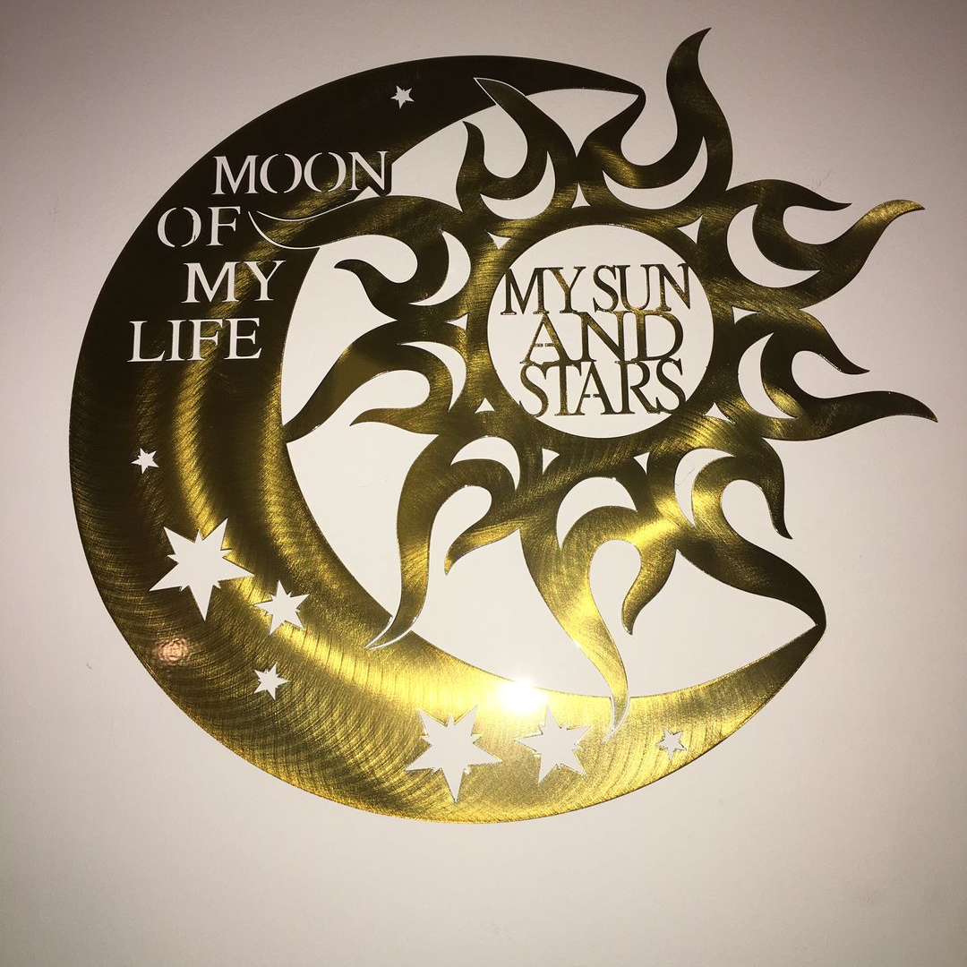 Moon Of My Life Metal Sign