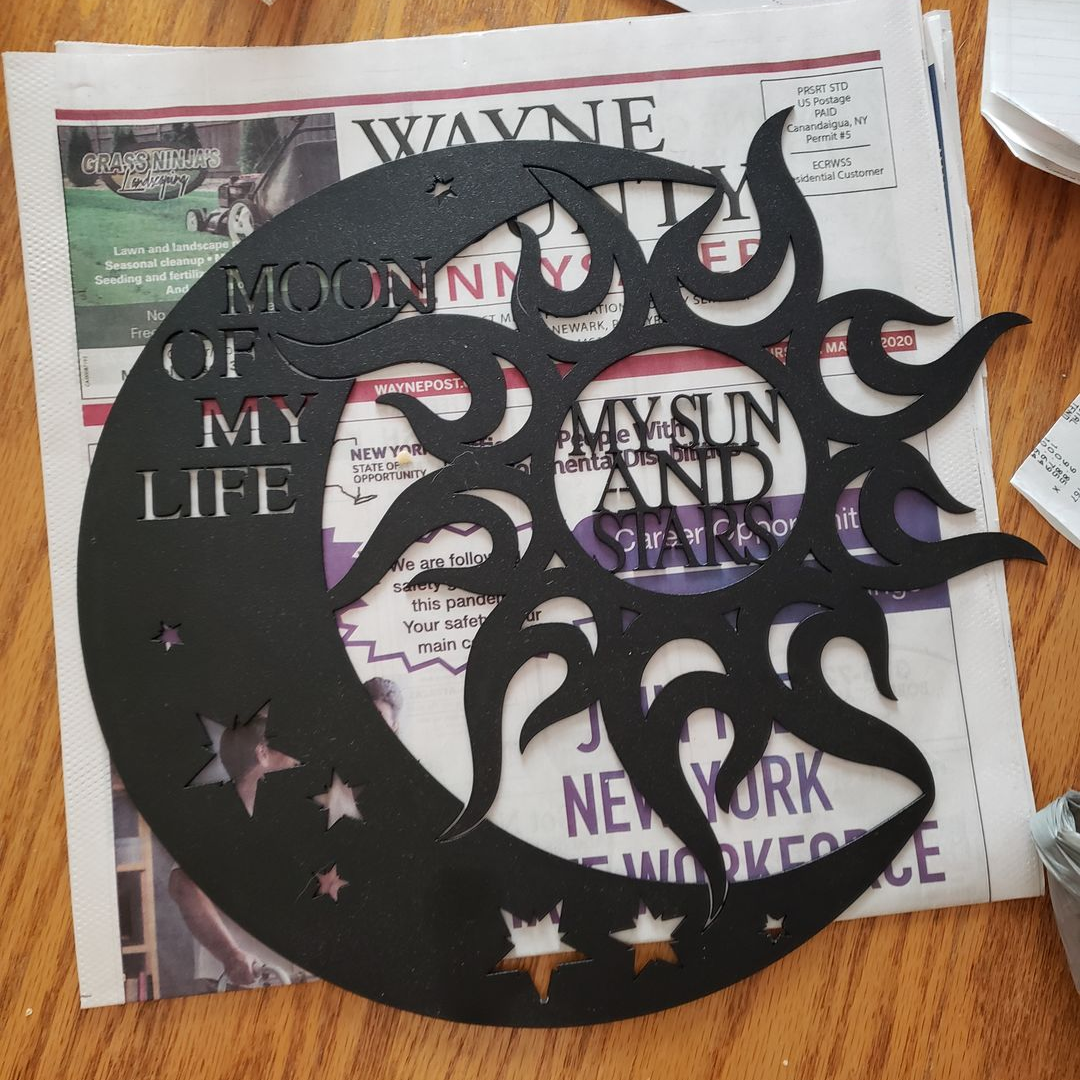 Moon Of My Life Metal Sign