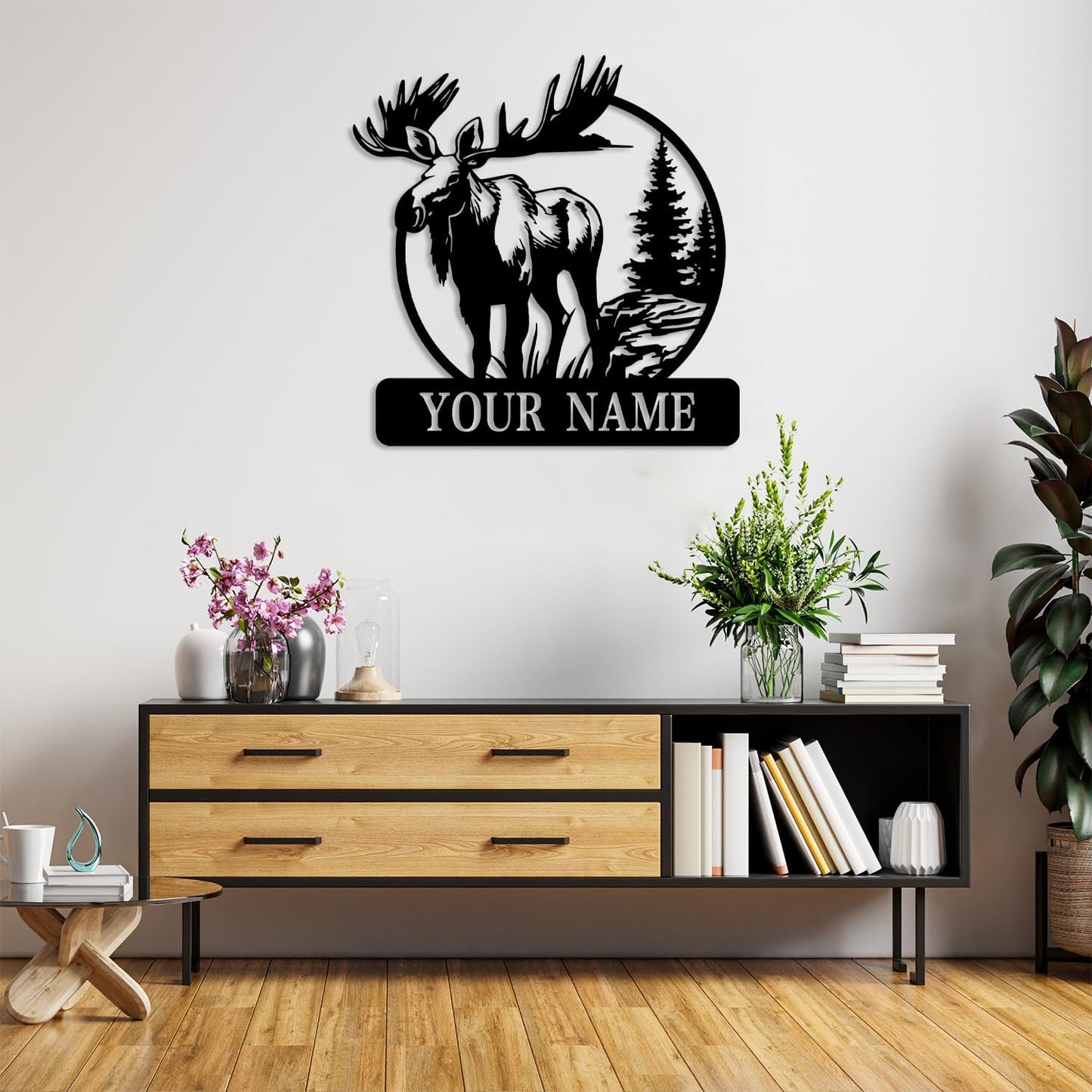 Custom Moose Metal Wall Decor