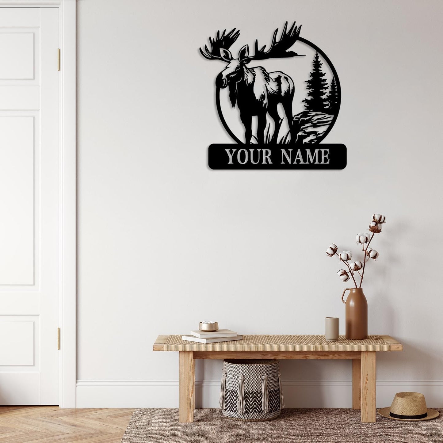 Custom Moose Metal Wall Decor