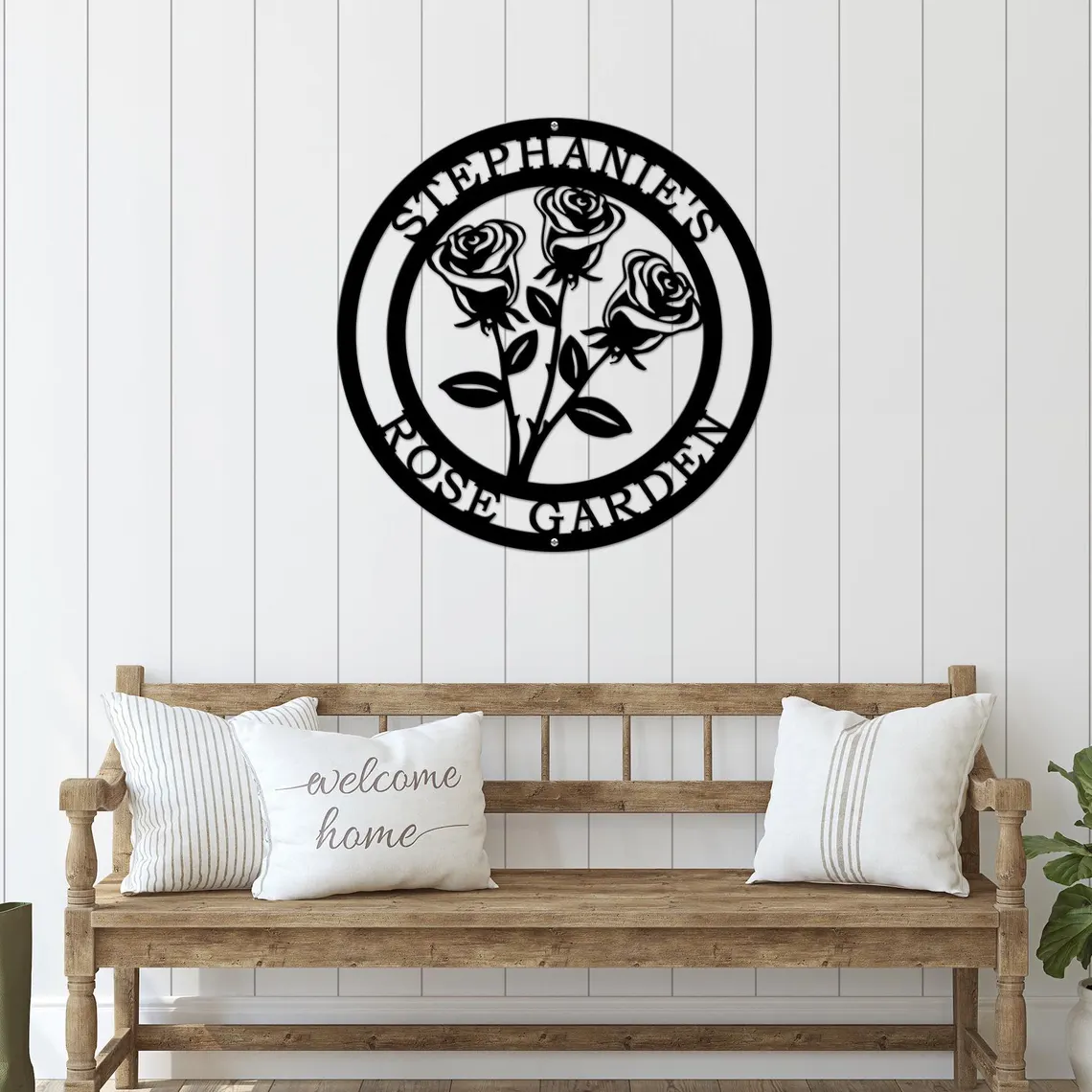 Rose Metal Monogram
