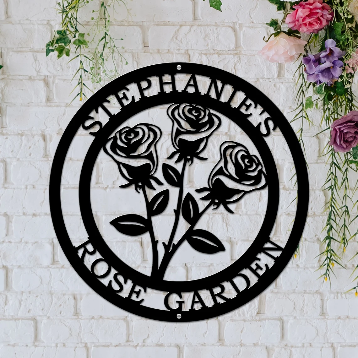 Rose Metal Monogram
