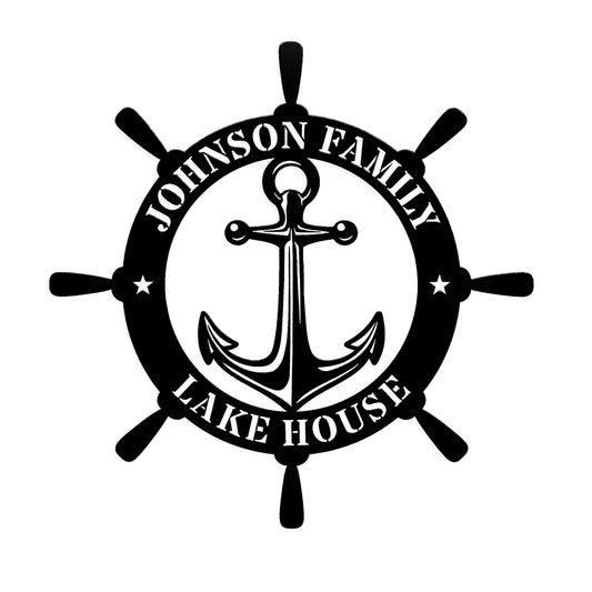 Custom Crew Living Cabin Metal Sign