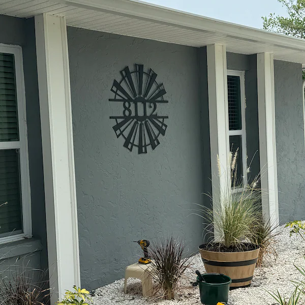 Personalized Windmill Metal Sign