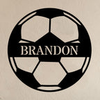 Custom Ball Monogram Metal Sign