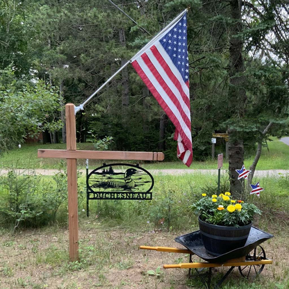 Custom Loon Metal Sign