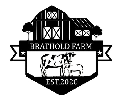 Custom Unique Farm Metal Sign