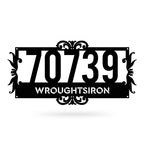 Personalised 2 Line Address Metal Sign