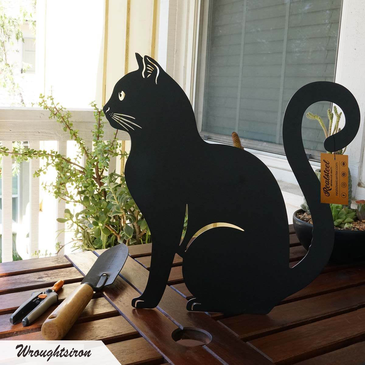 Garden Art - Metal Cats 3 Pack