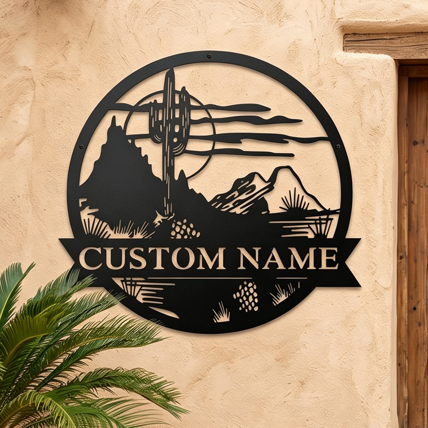 Great Outdoors Monogram Metal Sign