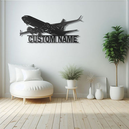 Custom Airplane Metal Sign