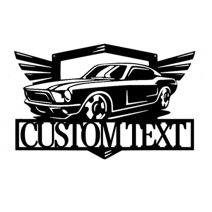 Personalized Car Metal Sign