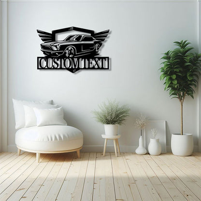 Personalized Car Metal Sign