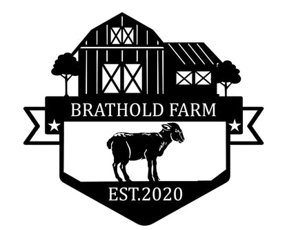 Custom Unique Farm Metal Sign