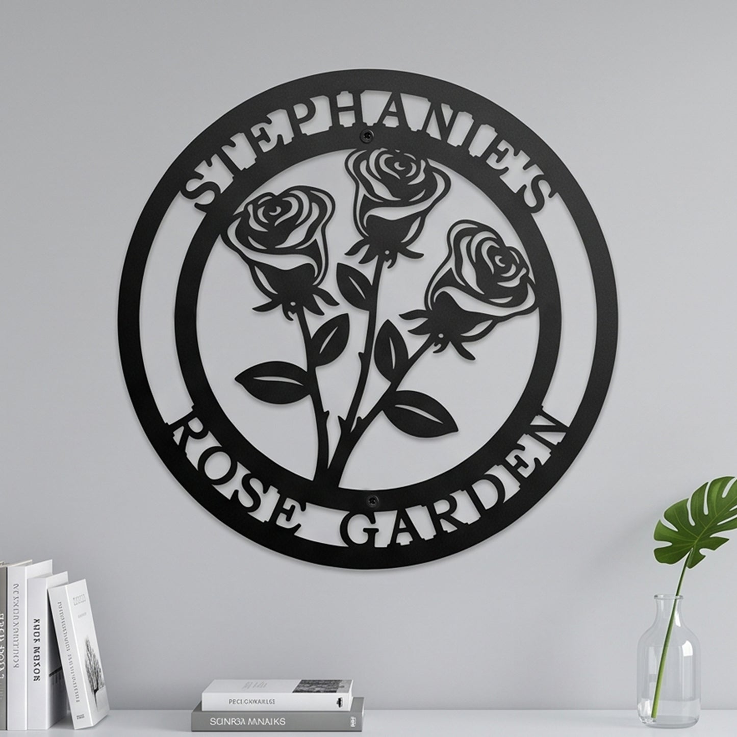 Rose Metal Monogram