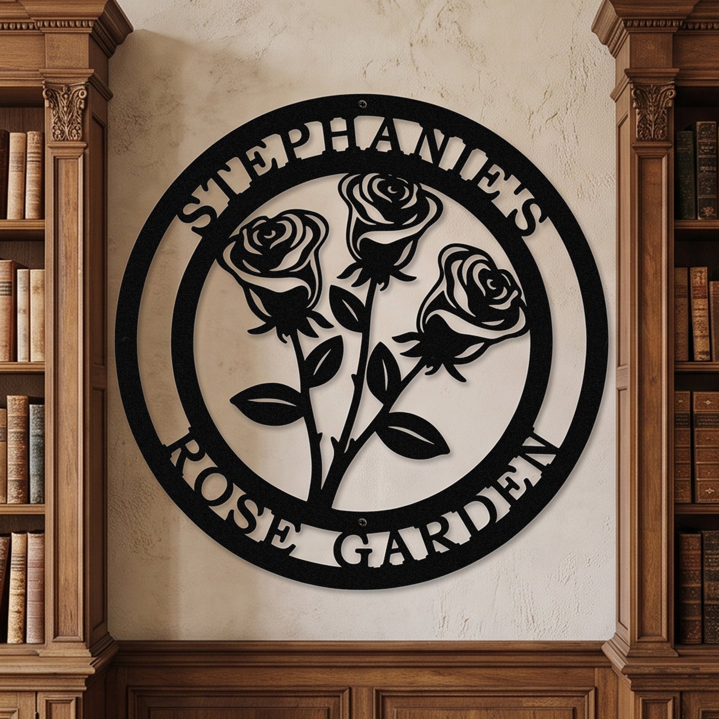 Rose Metal Monogram