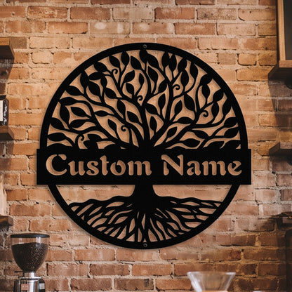Tree of Life Metal Monogram