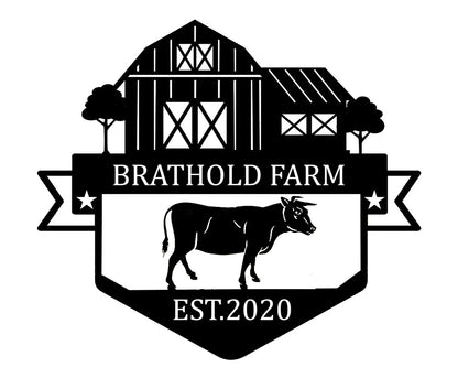 Custom Unique Farm Metal Sign