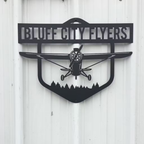 Airplane Metal Monogram-Pilot Gifts