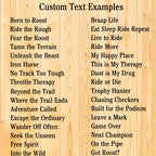 Custom Dirt Biker Metal Wall Decor