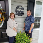 Personalized Palm Beach Metal Sign