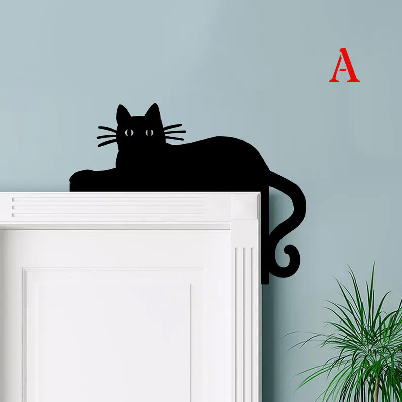 Halloween Door Corner Metal Decor