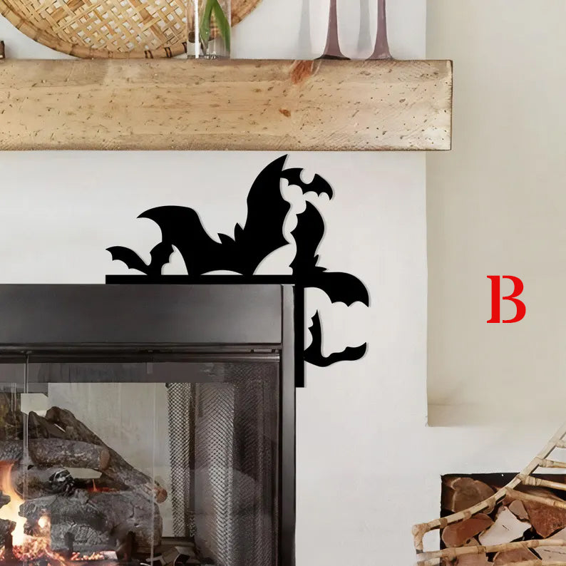 Halloween Door Corner Metal Decor