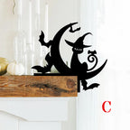 Halloween Door Corner Metal Decor