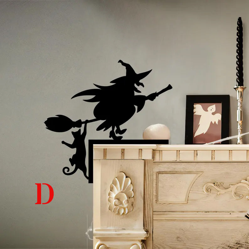 Halloween Door Corner Metal Decor