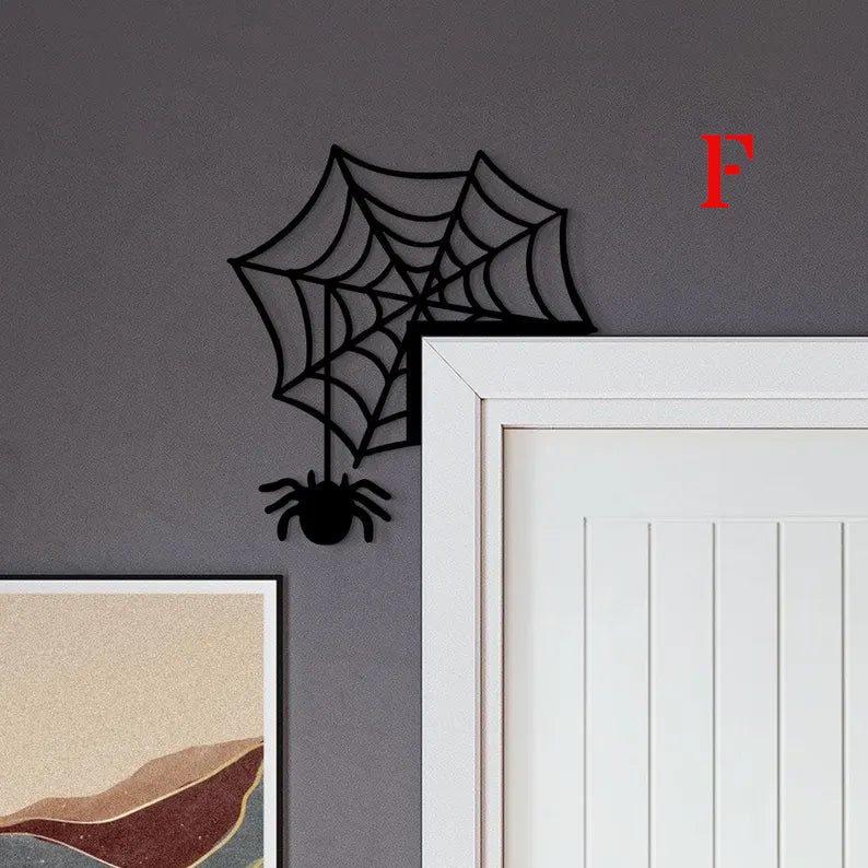 Halloween Door Corner Metal Decor