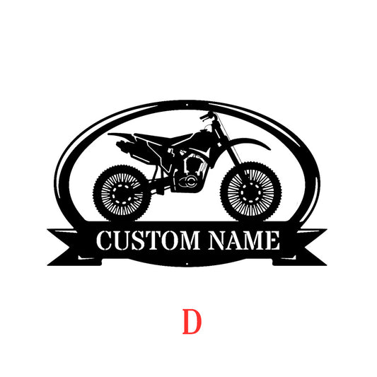 Custom Motorcycle Metal Sign