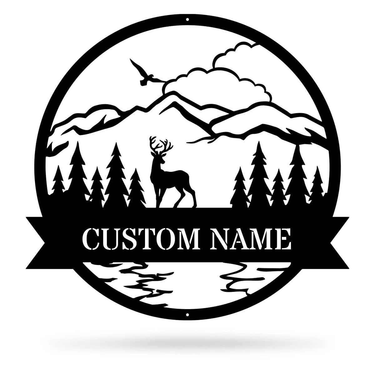 The Great Outdoors Metal Monogram