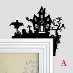 Halloween Door Corner Metal Art