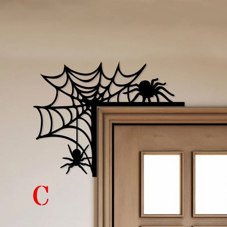Halloween Door Corner Metal Art