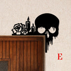 Halloween Door Corner Metal Art