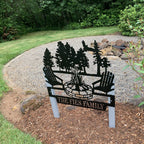 Custom Campfire Metal Monogram