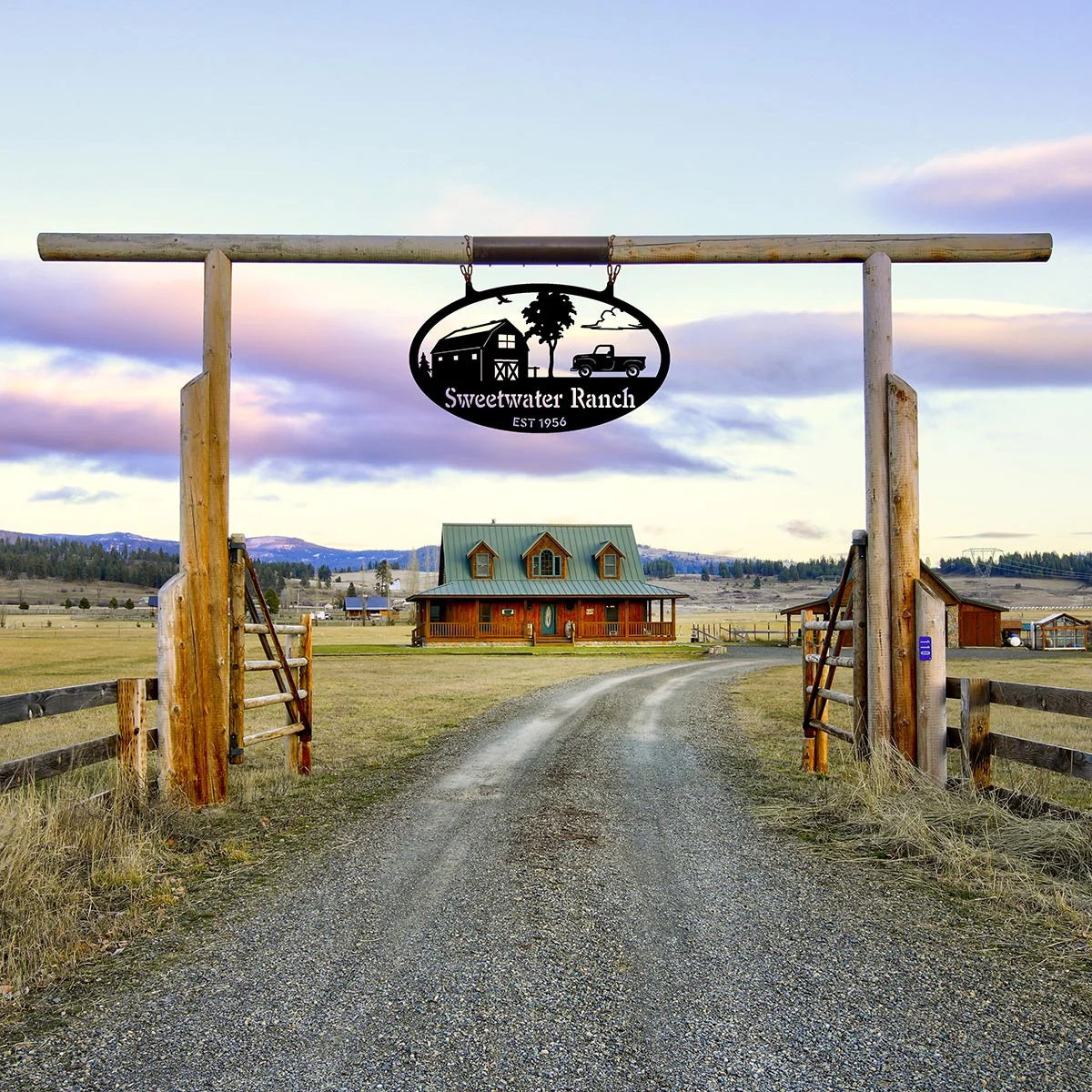 Farm Metal Sign