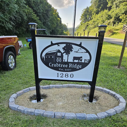 Choose Your Personalized Farm Metal Sign