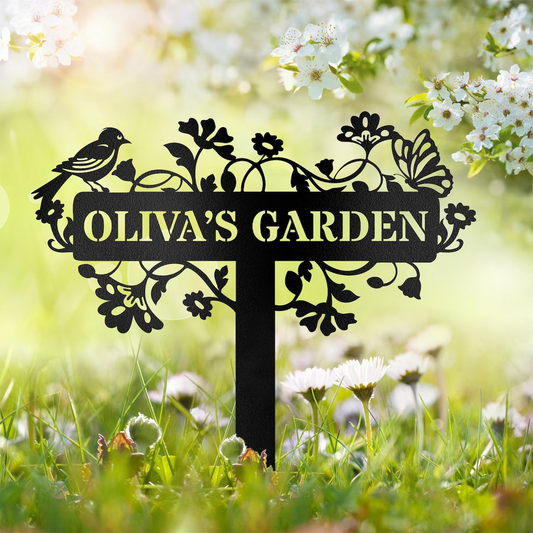 Custom Metal Garden Stake