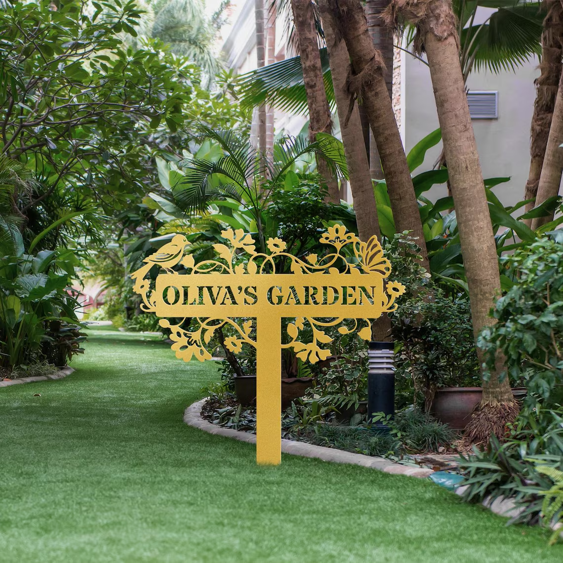 Custom Metal Garden Stake