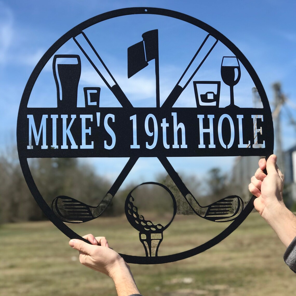 Custom Golf Metal Sign