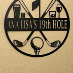 Custom Golf Metal Sign