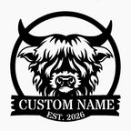 Personalized Farm Life Metal Sign