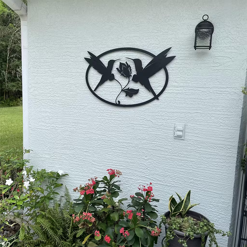Hummingbird Metal Art