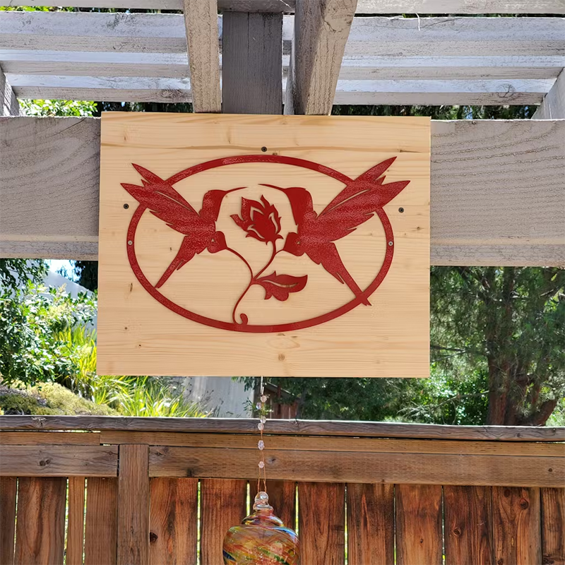 Hummingbird Metal Art