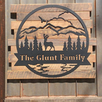 The Great Outdoors Metal Monogram