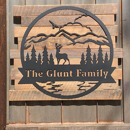 The Great Outdoors Metal Monogram